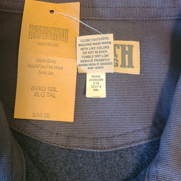 Duluth Trading Co Navy Men's Shirt Jacket - Picture 5 of 6